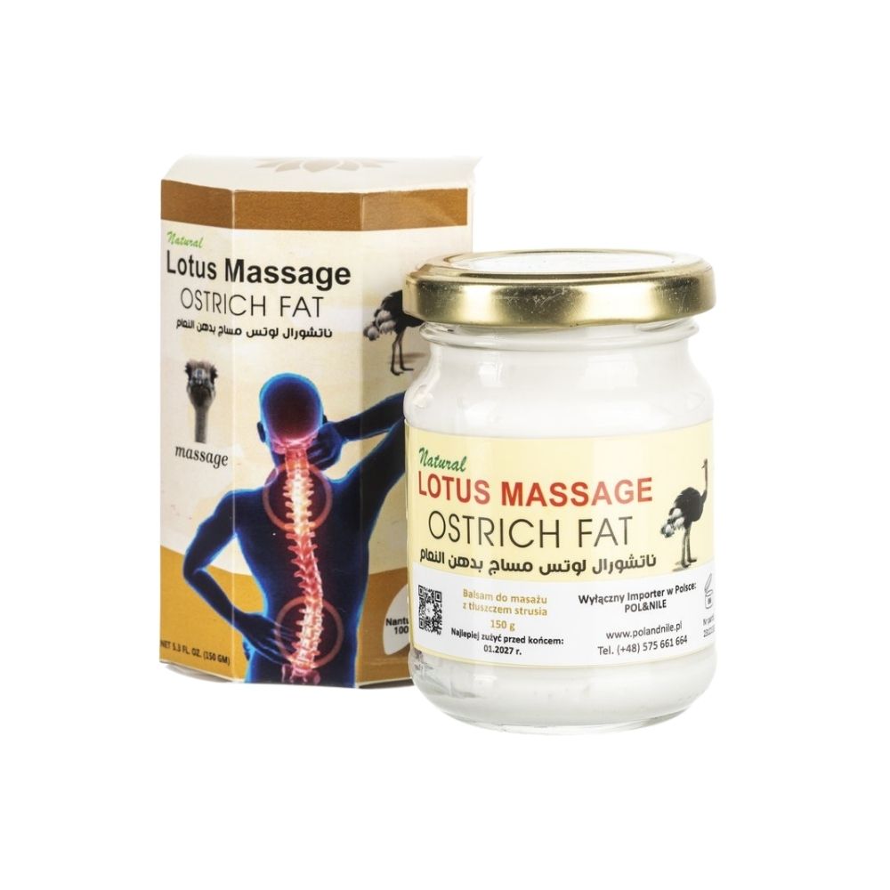 Balsam do masażu z tłuszczem strusia
