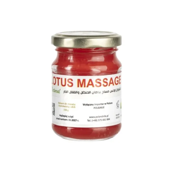LOTUS Balsam do masażu z kolokwintą i chilli - zdjęcie 2